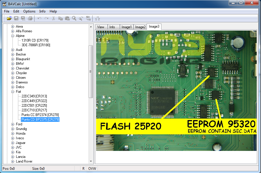 calculate immo car audio ECU BSI and BCM