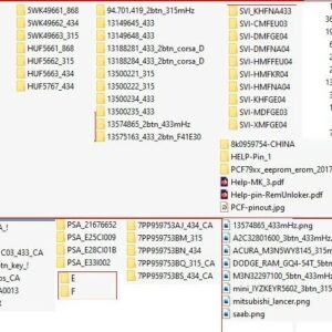 PCF79xx FILES FOR VIRGINIE CAR KEYS AND PIN