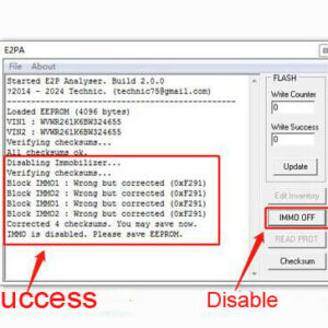 Bosch MED9.1 IMMO OFF ECU