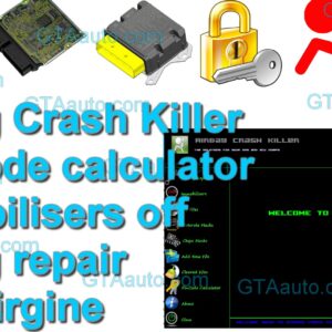 Airbag Crash Reset Software SRS Airbag ECU