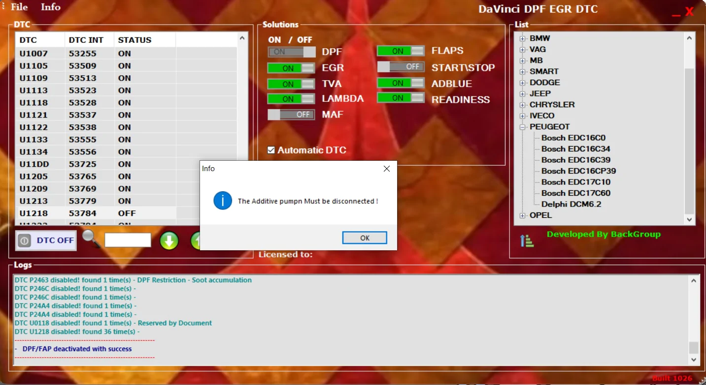 SOFTWARE DPF EGR ADBLUE OFF SOLUTION 2022 - Image 4