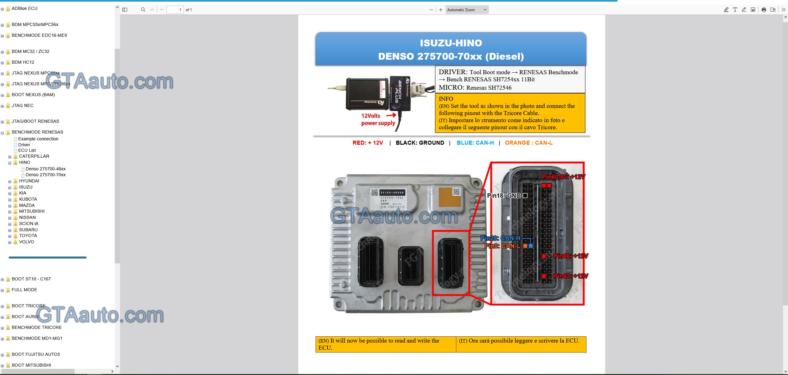 Universal ECU pinout 2025 - Image 6
