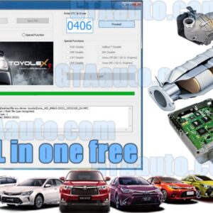 TOYOTA DPF EGR IMMO CAT DTC Software Toyolex