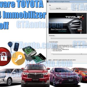 Toyota ECU software ToyoLex 4 Immobilizer Systems off 2024