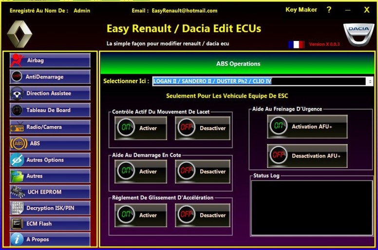 Easy Renault logiciel de diagnostic et programmation - Image 2