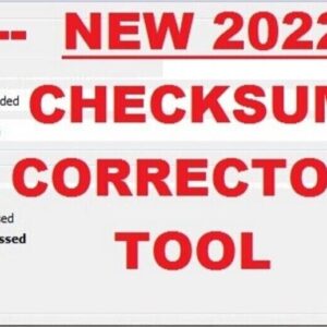 CHECKSUM ECU SOFTWARE CORRECTOR NEW 2022
